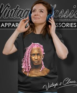 Vintage Young Thug Pink Hair Women T Shirt