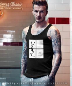 Vintage Yves Saint Laurent Spellout Shirt 4 Vintage Yves Saint Laurent Spellout Tank Top Racerback