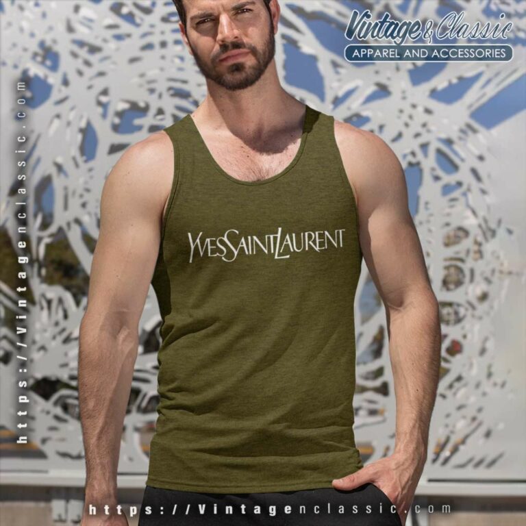 Vintage Yves Saint Laurent Tank Top Racerback Vintage Yves Saint Laurent Tank Top Racerback