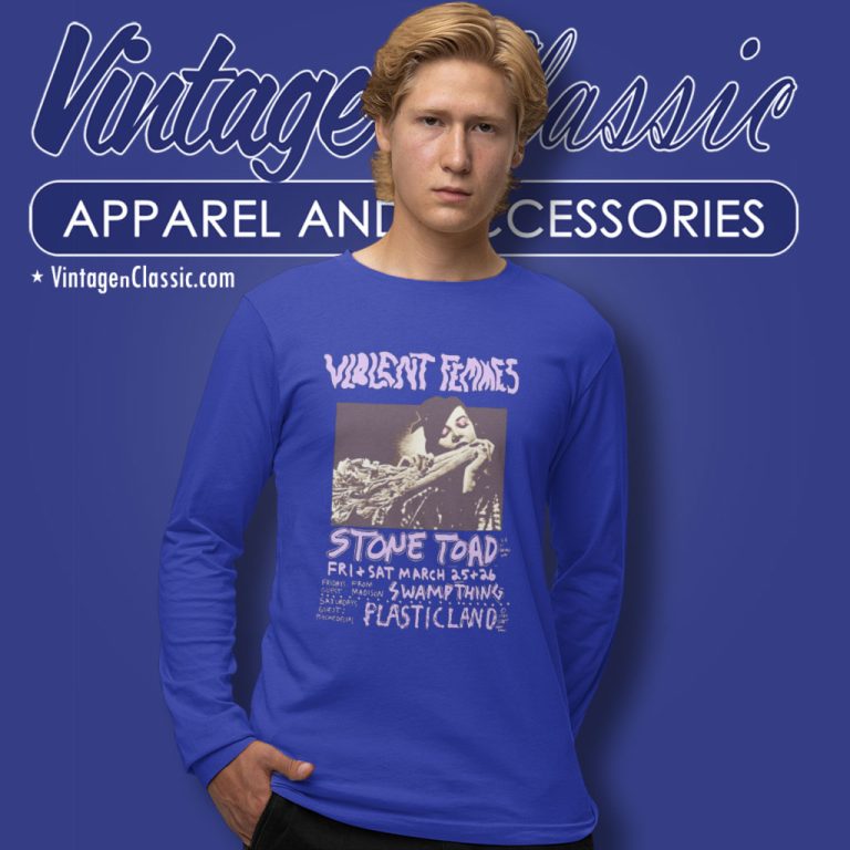 Violent Femmes 1983 Tour Stone Toad Long Sleeve Tee Violent Femmes 1983 Tour Stone Toad Long Sleeve Tee
