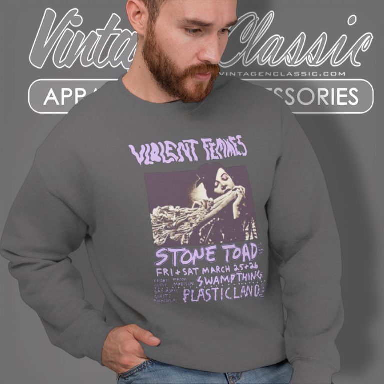 Violent Femmes 1983 Tour Stone Toad Sweatshirt Violent Femmes 1983 Tour Stone Toad Sweatshirt