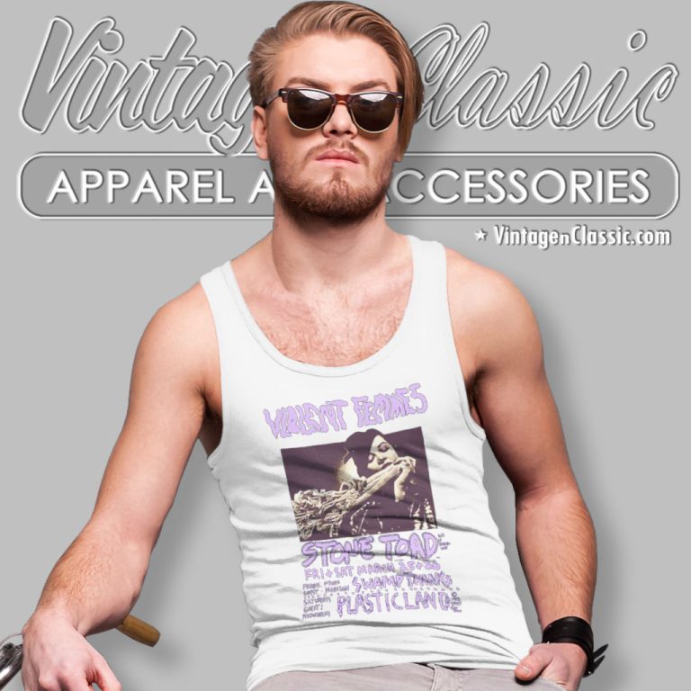 Violent Femmes 1983 Tour Stone Toad Tank Top Racerback Violent Femmes 1983 Tour Stone Toad Tank Top Racerback