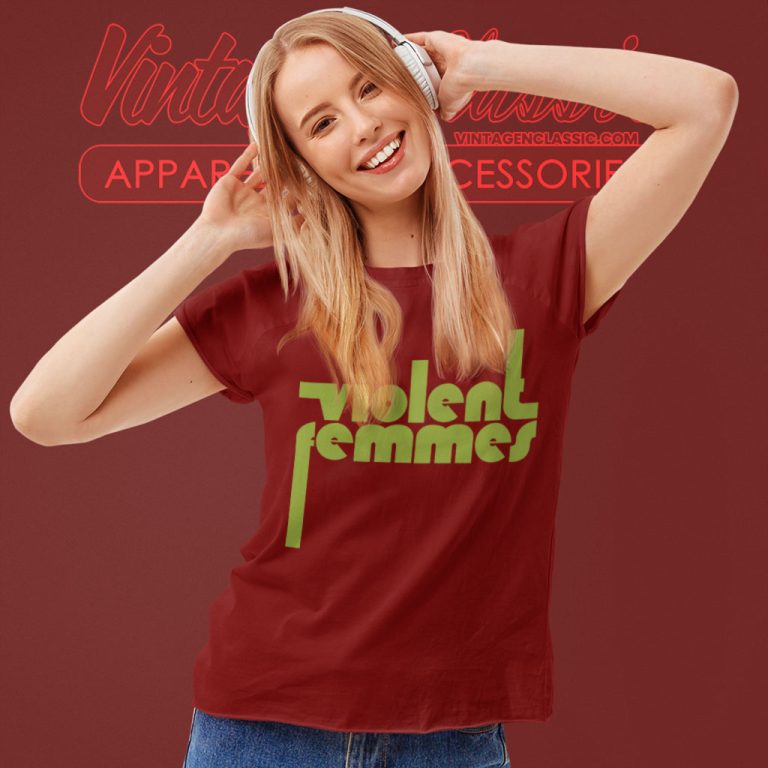 Violent Femmes Green Logo Women T Shirt Violent Femmes Green Logo Women T Shirt