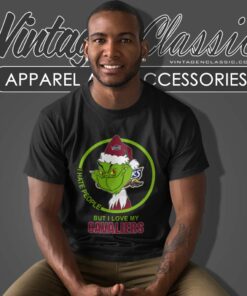 Virginia Cavaliers Ncaa Christmas Grinch Shirt I Hate People But I Love My Cavaliers T Shirt