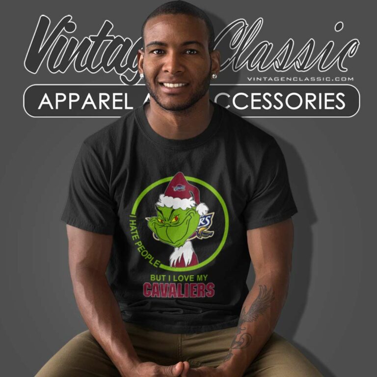 Virginia Cavaliers Ncaa Christmas Grinch Shirt I Hate People But I Love My Cavaliers T Shirt Virginia Cavaliers Ncaa Christmas Grinch Shirt I Hate People But I Love My Cavaliers T Shirt