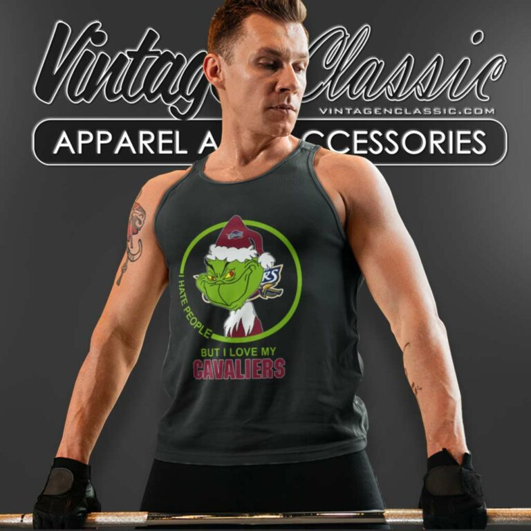 Virginia Cavaliers Ncaa Christmas Grinch Shirt I Hate People But I Love My Cavaliers Tank Top Racerback Virginia Cavaliers Ncaa Christmas Grinch Shirt I Hate People But I Love My Cavaliers Tank Top Racerback