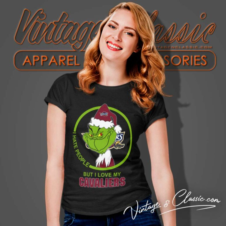Virginia Cavaliers Ncaa Christmas Grinch Shirt I Hate People But I Love My Cavaliers Women TShirt Virginia Cavaliers Ncaa Christmas Grinch Shirt I Hate People But I Love My Cavaliers Women TShirt