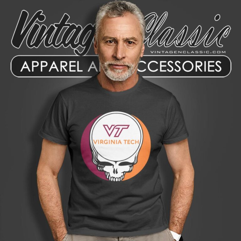 Virginia Tech Grateful Dead Steal Your Face T Shirt Virginia Tech Grateful Dead Steal Your Face T Shirt