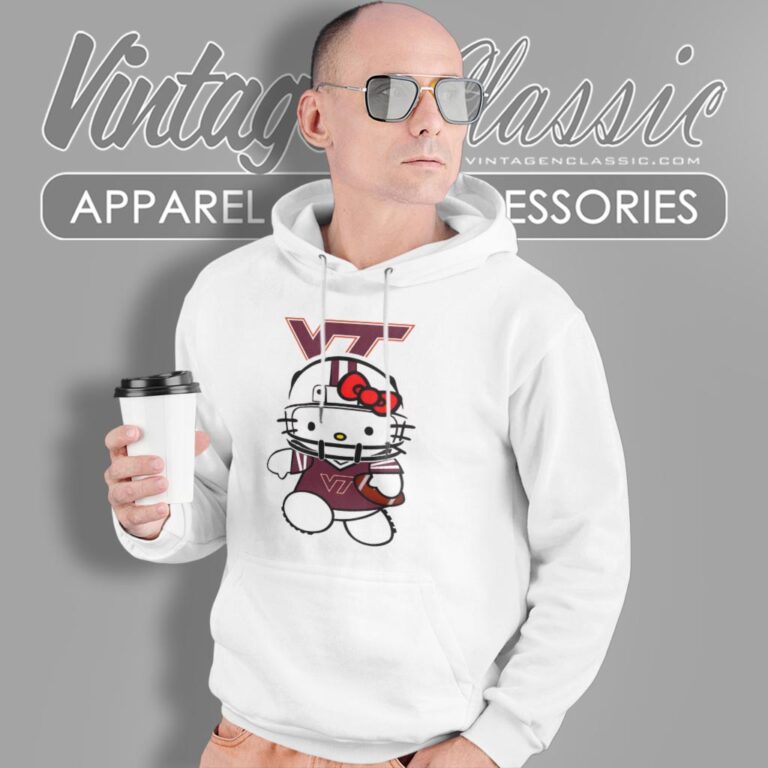 Virginia Tech Hokies Hello Kitty Hoodie Virginia Tech Hokies Hello Kitty Hoodie