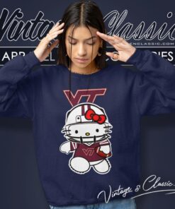 Virginia Tech Hokies Hello Kitty Sweatshirt