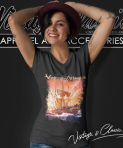 Visions Of Atlantis Shirt Old Routes New Waters V Neck TShirt
