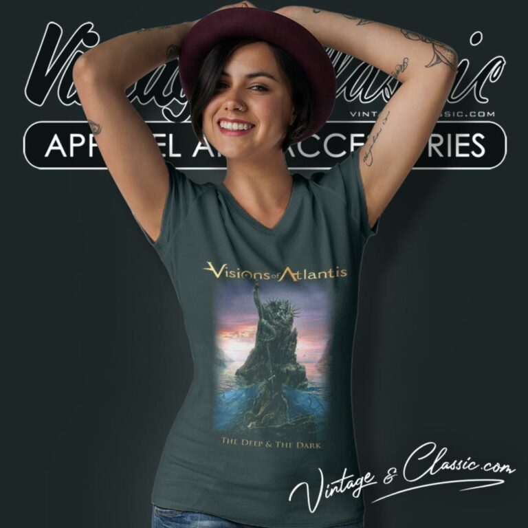 Visions Of Atlantis Shirt The Deep The Dark V Neck TShirt Visions Of Atlantis Shirt The Deep The Dark V Neck TShirt