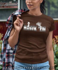 Vlone Pop Smoke Hawk Em Women TShirt 1