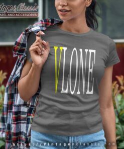 Vlone Staple Yellow Women TShirt 1