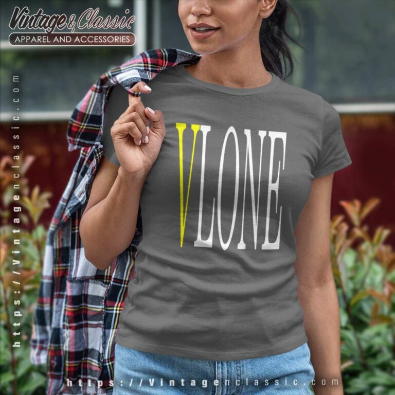 Vlone Staple Yellow Women TShirt 1 Vlone Staple Yellow Women TShirt 1