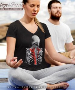 Vlone X Never Broke Again Bones V Neck TShirt 1