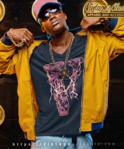 Vlone X Never Broke Again Eyes Shirt 6 Vlone X Never Broke Again Eyes V Neck TShirt 1