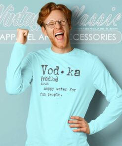 Vodka Definition Funny Long Sleeve Tee