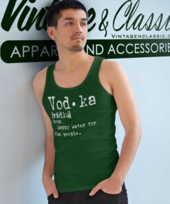 Vodka Definition Funny Tank Top Racerback