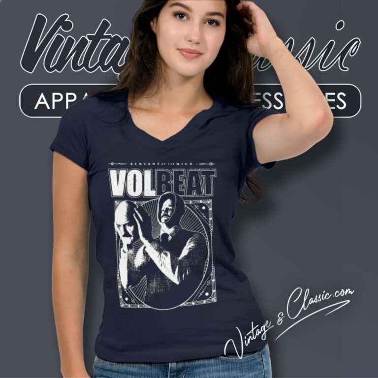 Volbeat Album Cover V Neck TShirt Volbeat Album Cover V Neck TShirt