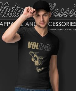 Volbeat Grimm Reaper Shirt 5 Volbeat Grimm Reaper V Neck TShirt