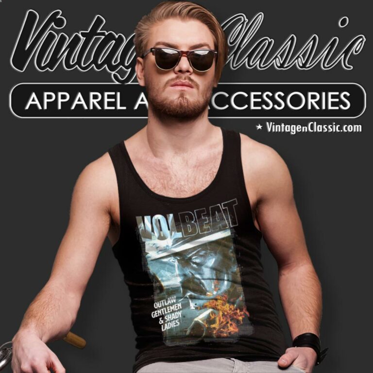 Volbeat Outlaw Gentlemen Tank Top Racerback Volbeat Outlaw Gentlemen Tank Top Racerback