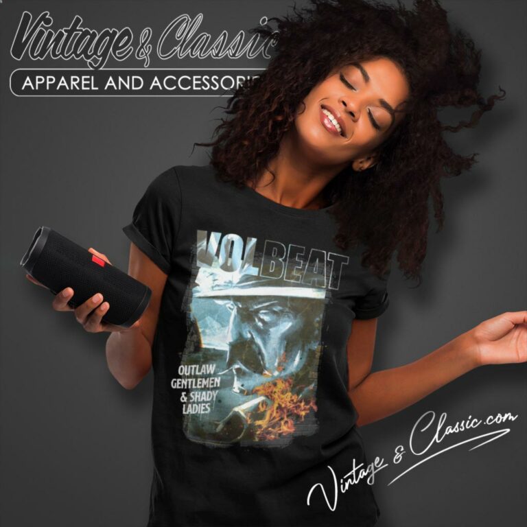 Volbeat Outlaw Gentlemen Women T Shirt Volbeat Outlaw Gentlemen Women T Shirt