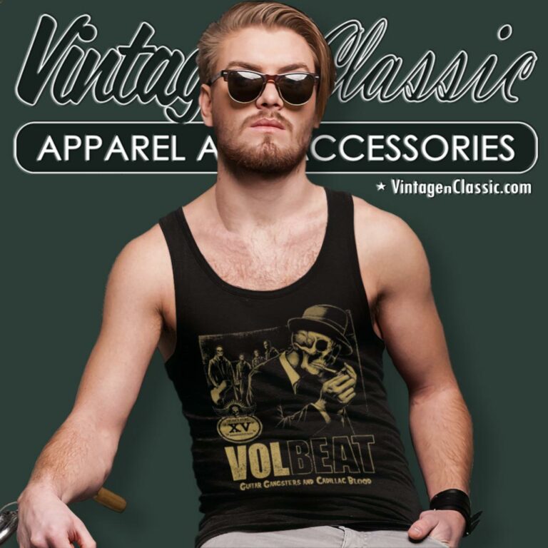 Volbeat Shirt Guitar Gangsters And Cadillac Blood Tank Top Racerback Volbeat Shirt Guitar Gangsters And Cadillac Blood Tank Top Racerback