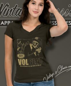 Volbeat Shirt Guitar Gangsters And Cadillac Blood 5 Volbeat Shirt Guitar Gangsters And Cadillac Blood V Neck TShirt