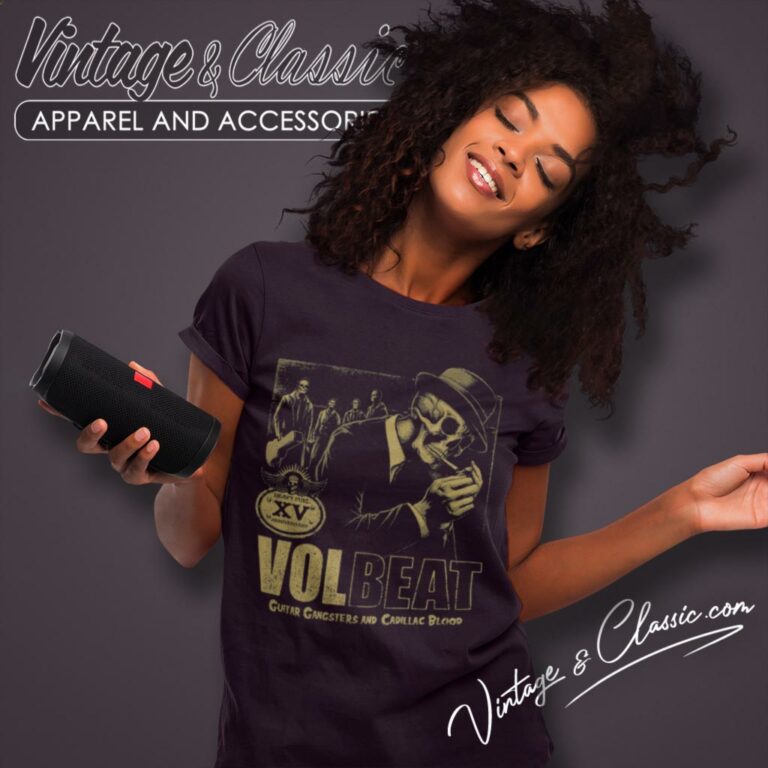 Volbeat Shirt Guitar Gangsters And Cadillac Blood Women T Shirt Volbeat Shirt Guitar Gangsters And Cadillac Blood Women T Shirt