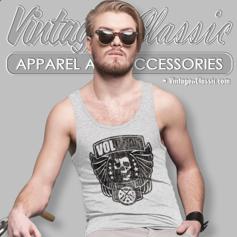 Volbeat Skull Tank Top Racerback Volbeat Skull Tank Top Racerback
