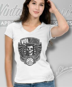 Volbeat Skull Shirt 5 Volbeat Skull V Neck TShirt