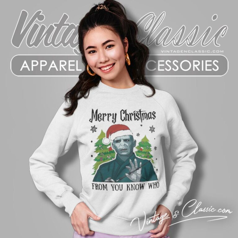 Voldemort Merry Christmas From You Know Who Sweatshirt Voldemort Merry Christmas From You Know Who Sweatshirt