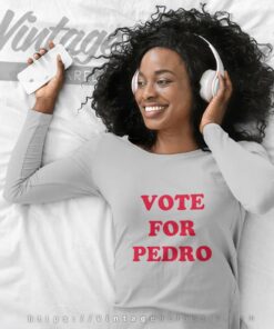 Vote For Pedro Shirt Chains Best selling Napoleon Dynamite Long Sleeve Tee