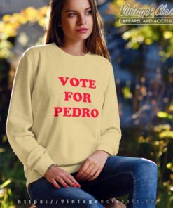 Vote For Pedro Shirt Chains Best selling Napoleon Dynamite Sweatshirt