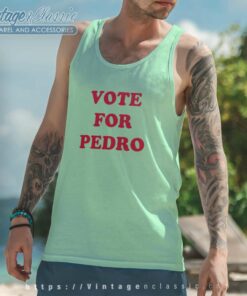 Vote For Pedro Shirt Chains Best selling Napoleon Dynamite Tank Top Racerback