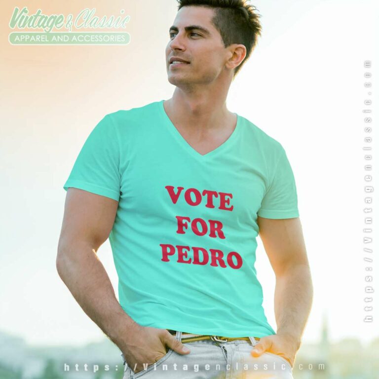Vote For Pedro Shirt Chains Best selling Napoleon Dynamite V Neck TShirt Vote For Pedro Shirt Chains Best selling Napoleon Dynamite V Neck TShirt