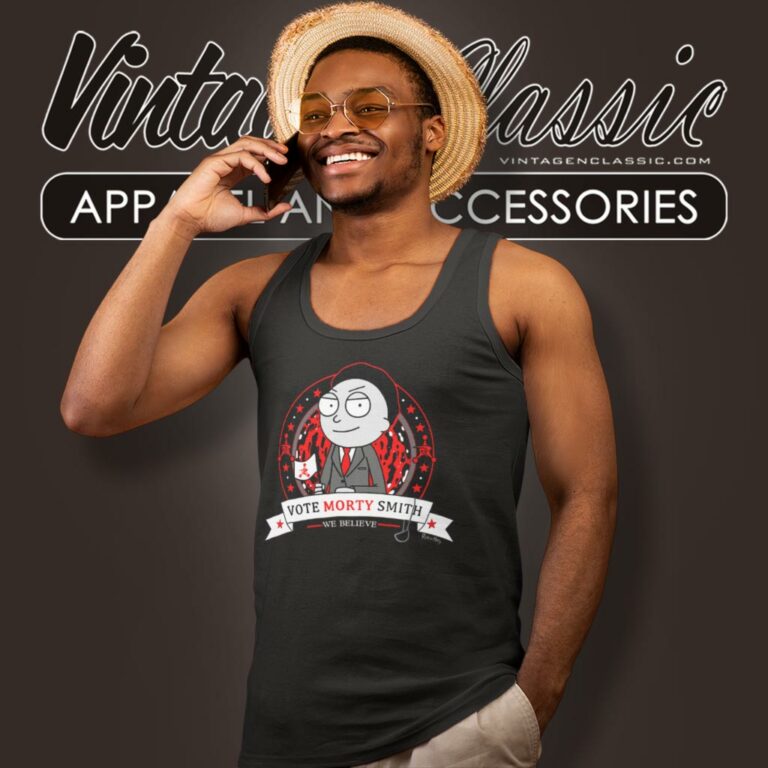 Vote Morty Smith We Believe Tank Top Racerback Vote Morty Smith We Believe Tank Top Racerback