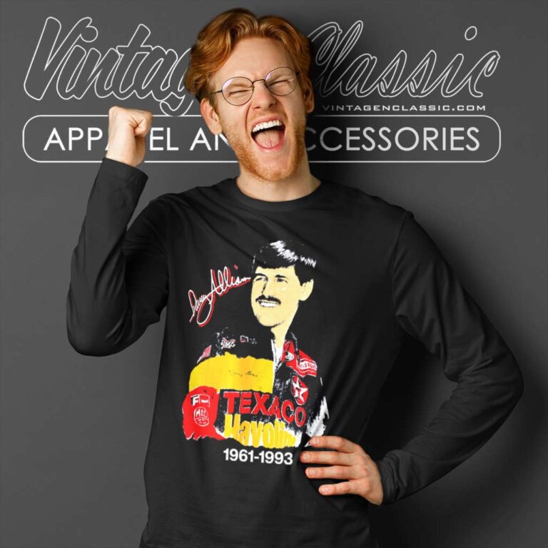 Vtg Davey Allison Nascar 1961 1993 Long Sleeve Tee Vtg Davey Allison Nascar 1961 1993 Long Sleeve Tee