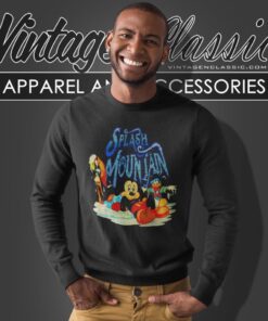 Vtg Disney World Splash Mountain Dry Is Not An Option Sweatshirt
