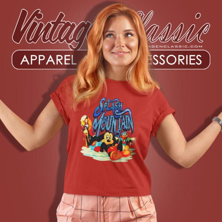 Vtg Disney World Splash Mountain Dry Is Not An Option Women T Shirt Vtg Disney World Splash Mountain Dry Is Not An Option Women T Shirt