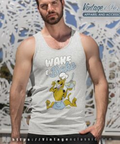 Wake And Bake Scooby Doo Tank Top Racerback
