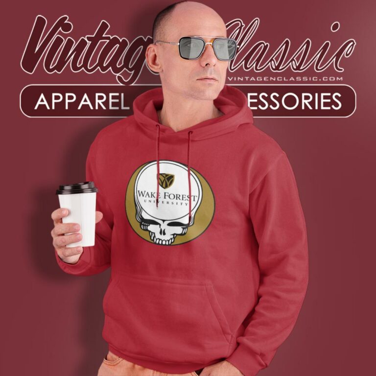 Wake Forest University Grateful Dead Steal Your Face Hoodie Wake Forest University Grateful Dead Steal Your Face Hoodie