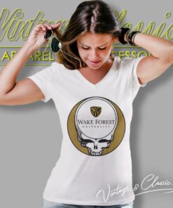 Wake Forest University Grateful Dead Steal Your Face V Neck TShirt
