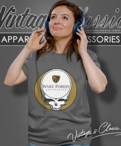 Wake Forest University Grateful Dead Steal Your Face Women T Shirt