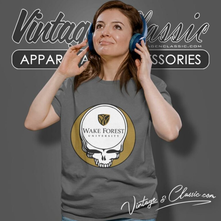 Wake Forest University Grateful Dead Steal Your Face Women T Shirt Wake Forest University Grateful Dead Steal Your Face Women T Shirt