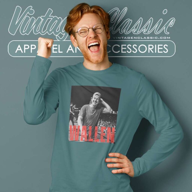 Wallen Country Music Long Sleeve Tee Wallen Country Music Long Sleeve Tee