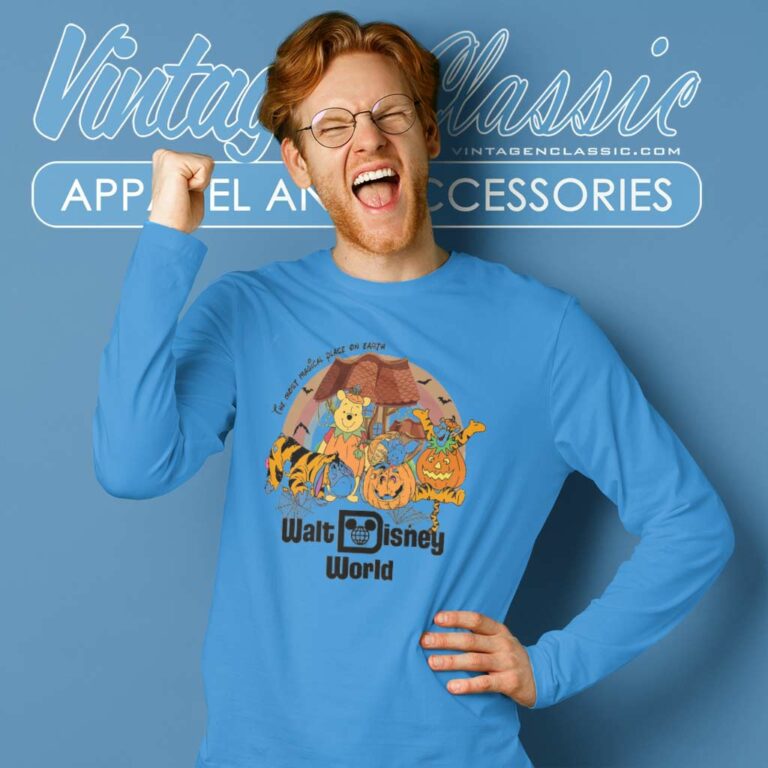 Walt Disney World Pooh Halloween Long Sleeve Tee Walt Disney World Pooh Halloween Long Sleeve Tee