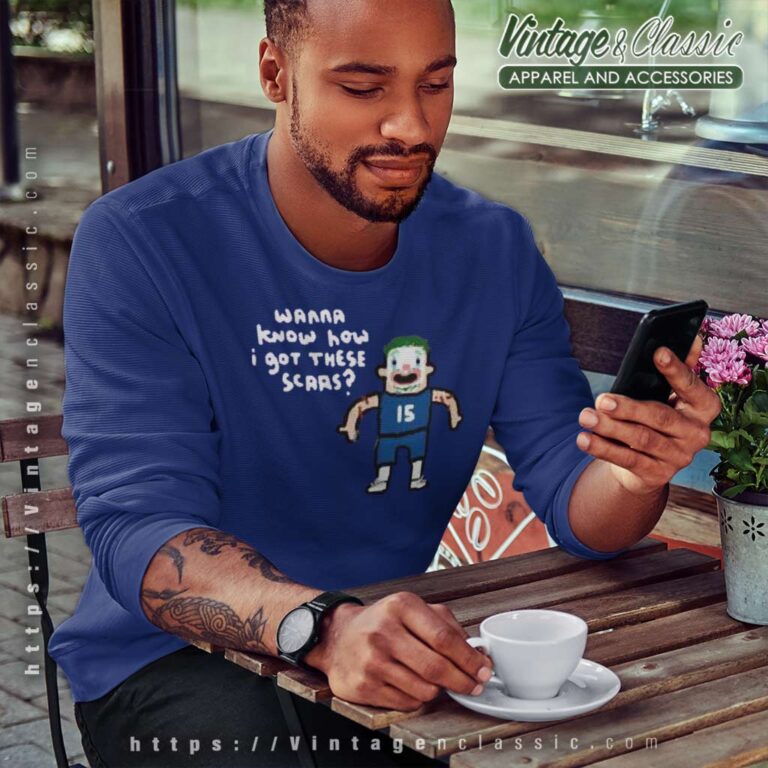 Wanna Know How I Got These Scars Denver Nuggets The Joker Sweatshirt Wanna Know How I Got These Scars Denver Nuggets The Joker Sweatshirt