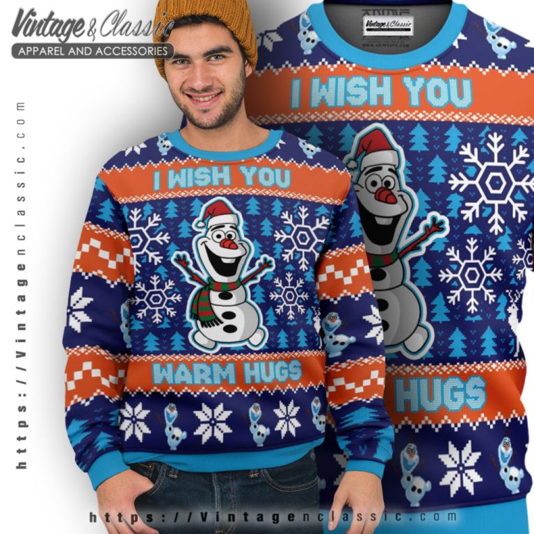 Warm Hugs Frozen Ugly Christmas Sweater Ugly Sweater Warm Hugs Frozen Ugly Christmas Sweater Ugly Sweater